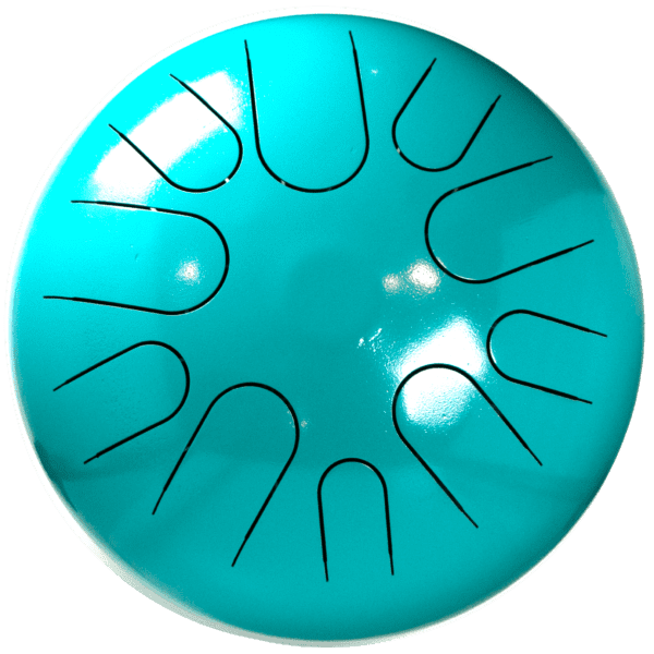 Artisan Instruments Singing Steel Drum Blue Turquoise TS Double Sided 20 Notes
