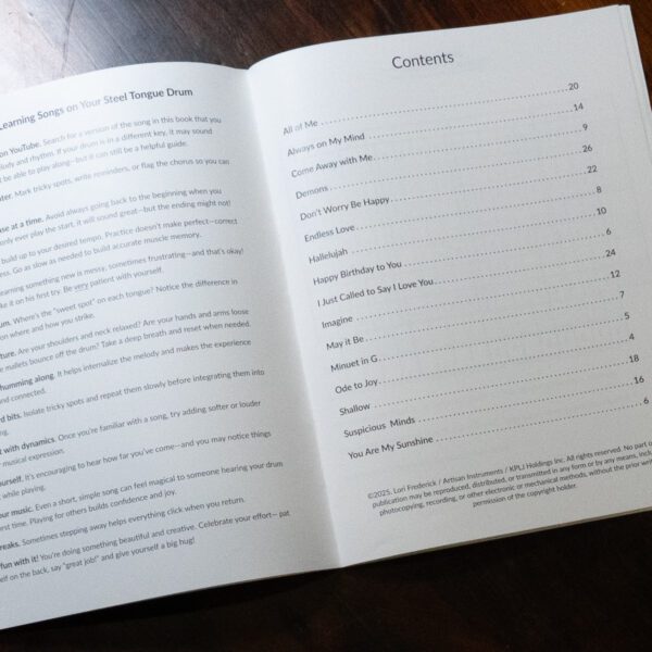 Singing Steel Tongue Drum Songbook - Image 2